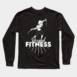 Workout with drumsticks - Pound Fitness Long Sleeve T-Shirt